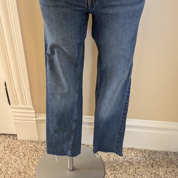& Denim vintage straight high waist jeans in medium was size 2 - Picture 5 of 7